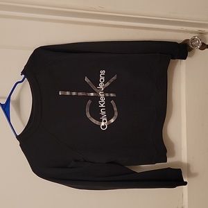 Cropped Calvin Klein sweat shirt
